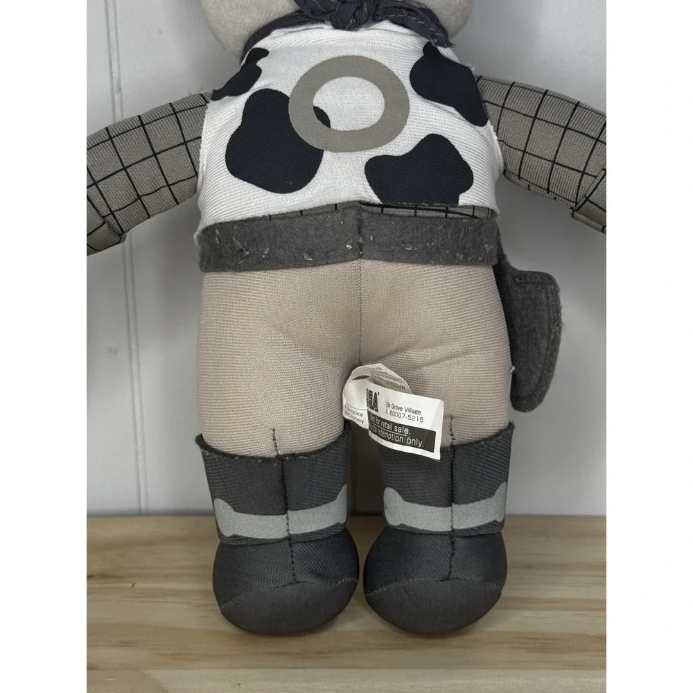 Disney Toy Story Plush Monochrome WOODY 14" Cowboy Sega Series 3 Black White - Picture 6 of 15